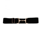 HH Equestrian Womens Belts Black HH Equestrian Snaffle Belt Rose Gold