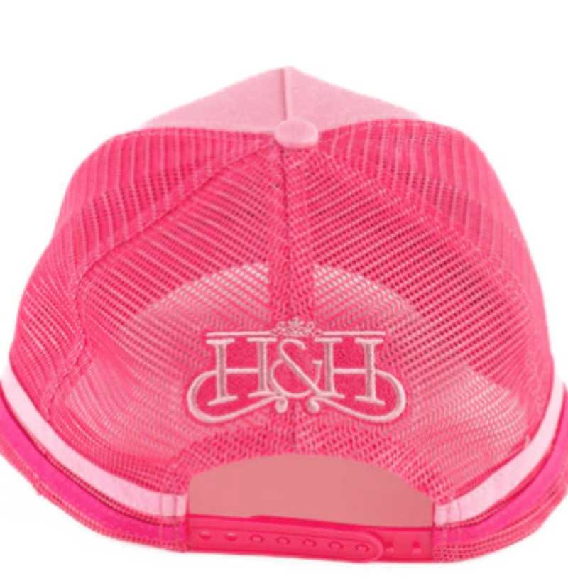 Hitchley and Harrow Caps Hitchley & Harrow Cap Trucker Pale Pink/Hot Pink