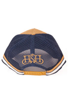 Hitchley and Harrow Caps Tan/Navy Hitchley & Harrow Cap Trucker Linen