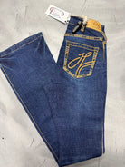 Hitchley and Harrow Womens Jeans 24x35 Hitchley & Harrow Jeans Womens Ultra High Rise Tan Stitch