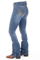 Hitchley and Harrow Womens Jeans 25x35 Hitchley and Harrow Sacramento Ultra High Rise Tan Stitched Jeans