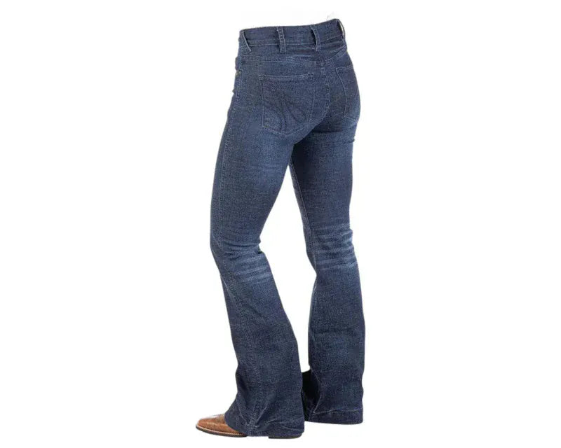 Hitchley and Harrow Womens Jeans 29x33 Hitchley and Harrow Womens Baton Rouge Navy Stitch Trousers
