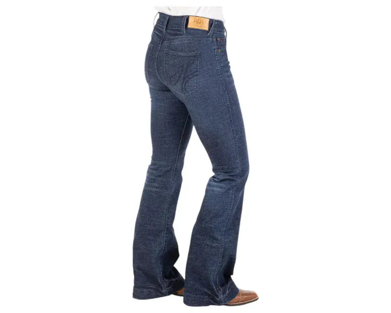 Hitchley and Harrow Womens Jeans 29x33 Hitchley and Harrow Womens Baton Rouge Navy Stitch Trousers