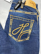 Hitchley and Harrow Womens Jeans Hitchley & Harrow Jeans Womens Ultra High Rise Tan Stitch