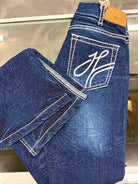 Hitchley and Harrow Womens Jeans Hitchley & Harrow Jeans Womens Ultra High Rise White Stitch