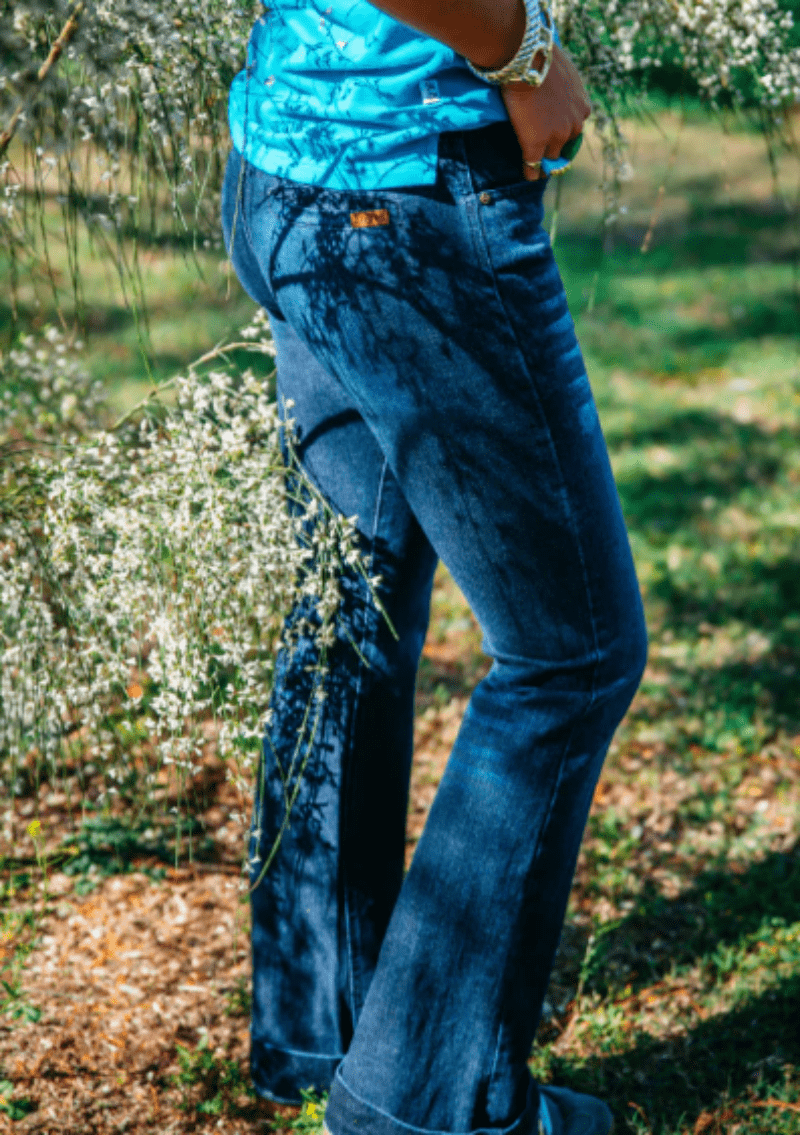 Hitchley and Harrow Womens Jeans Hitchley & Harrow Trousers Womens Texan Dark Stitch