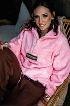 Hitchley and Harrow Womens Jumpers- Jackets - Vests 2XS / Pink Hitchley & Harrow Jumper Womens Teddy