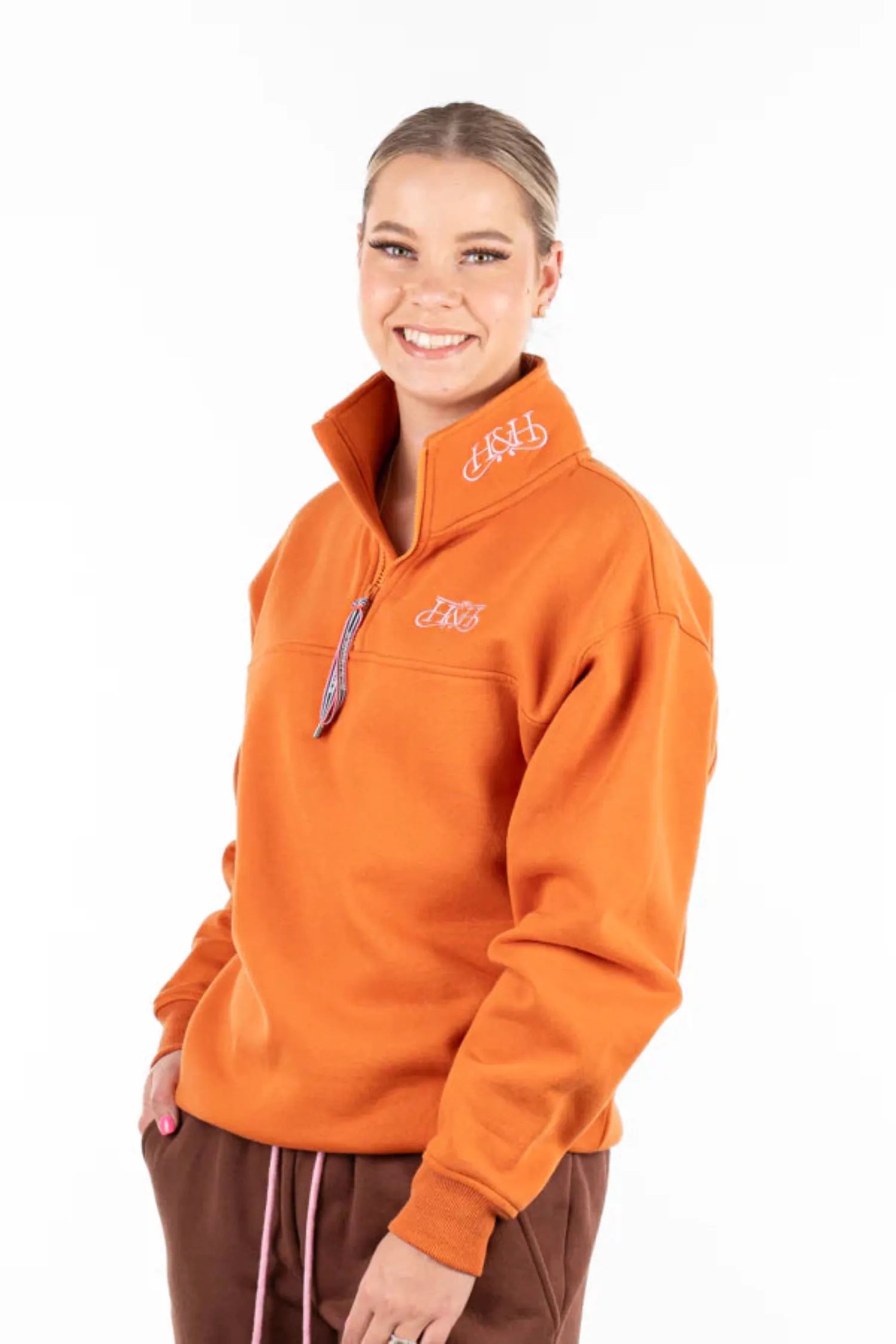 Hitchley and Harrow Womens Jumpers- Jackets - Vests Hitchley & Harrow Jumper Womens Winter Collection 1/4 Zip