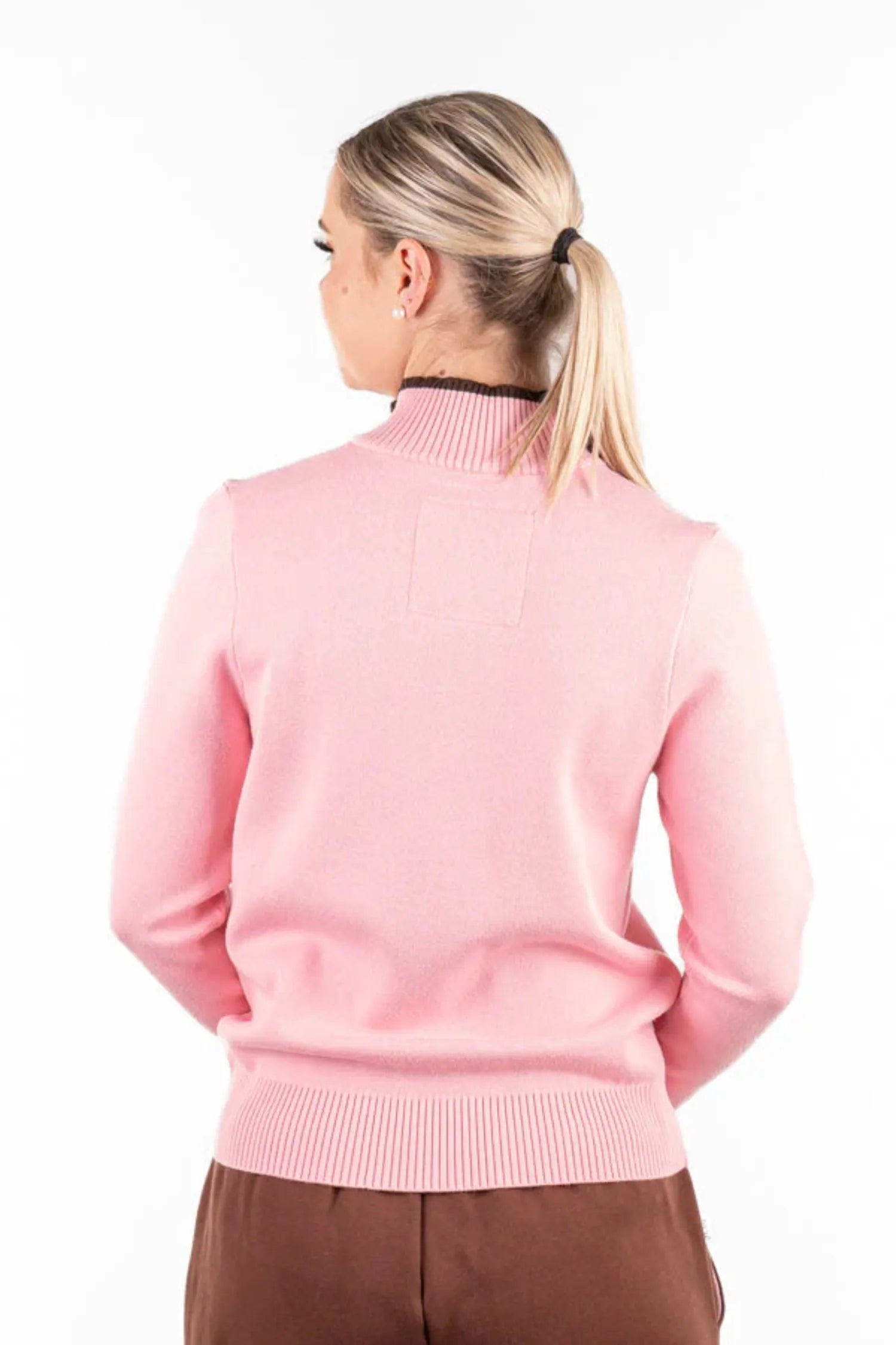 Hitchley and Harrow Womens Jumpers- Jackets - Vests Hitchley & Harrow Jumper Womens Winter Collection 1/4 Zip