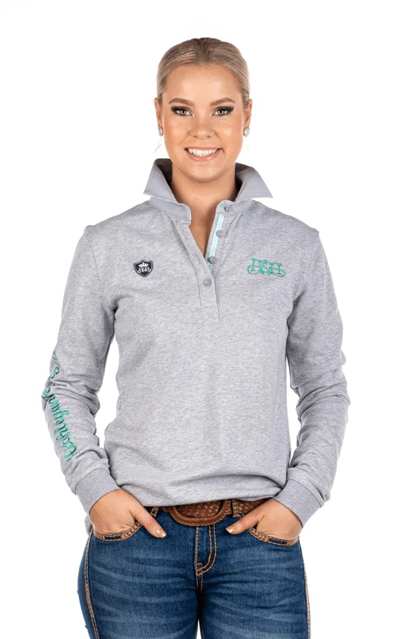 Hitchley and Harrow Womens Jumpers, Jackets & Vests Hitchley & Harrow Womens Rugby Grey