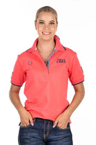 Hitchley and Harrow Womens Shirts 08 / Watermelon Hitchley & Harrow Polo Womens Loose Fit