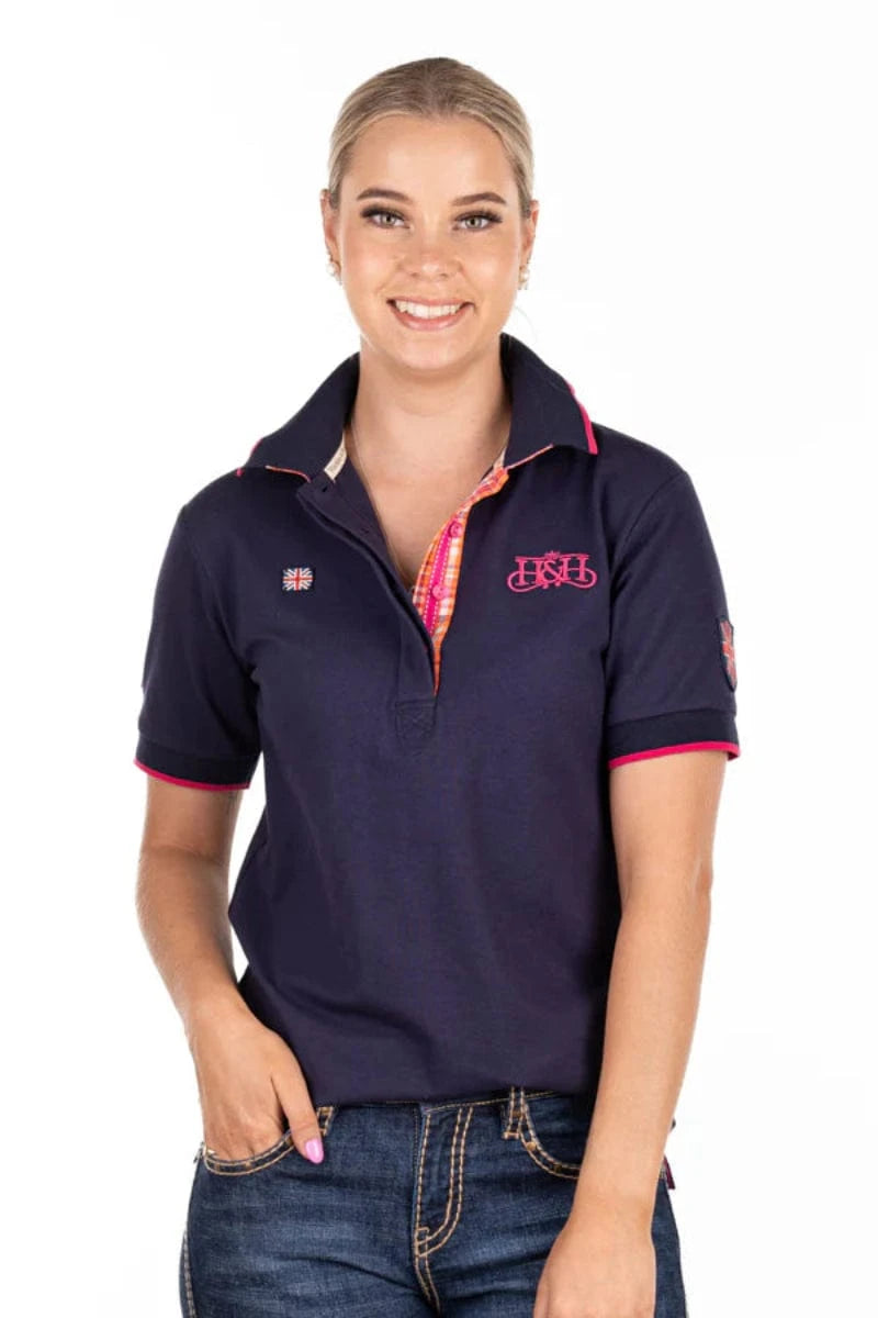 Hitchley and Harrow Womens Shirts Hitchley & Harrow Polo Womens Loose Fit