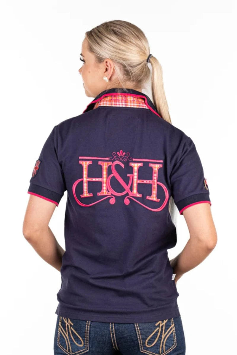 Hitchley and Harrow Womens Shirts Hitchley & Harrow Polo Womens Loose Fit