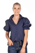 Hitchley and Harrow Womens Shirts Hitchley & Harrow Shirt Womens Linen