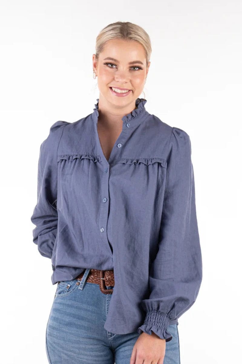 Hitchley and Harrow Womens Shirts Hitchley & Harrow Shirt Womens Linen Collection