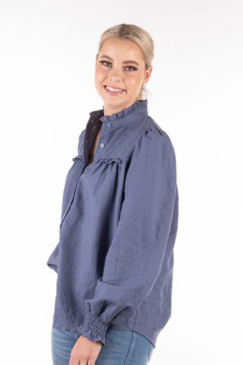 Hitchley and Harrow Womens Shirts Hitchley & Harrow Shirt Womens Linen Collection