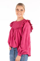 Hitchley and Harrow Womens Shirts Hitchley & Harrow Top Womens Linen