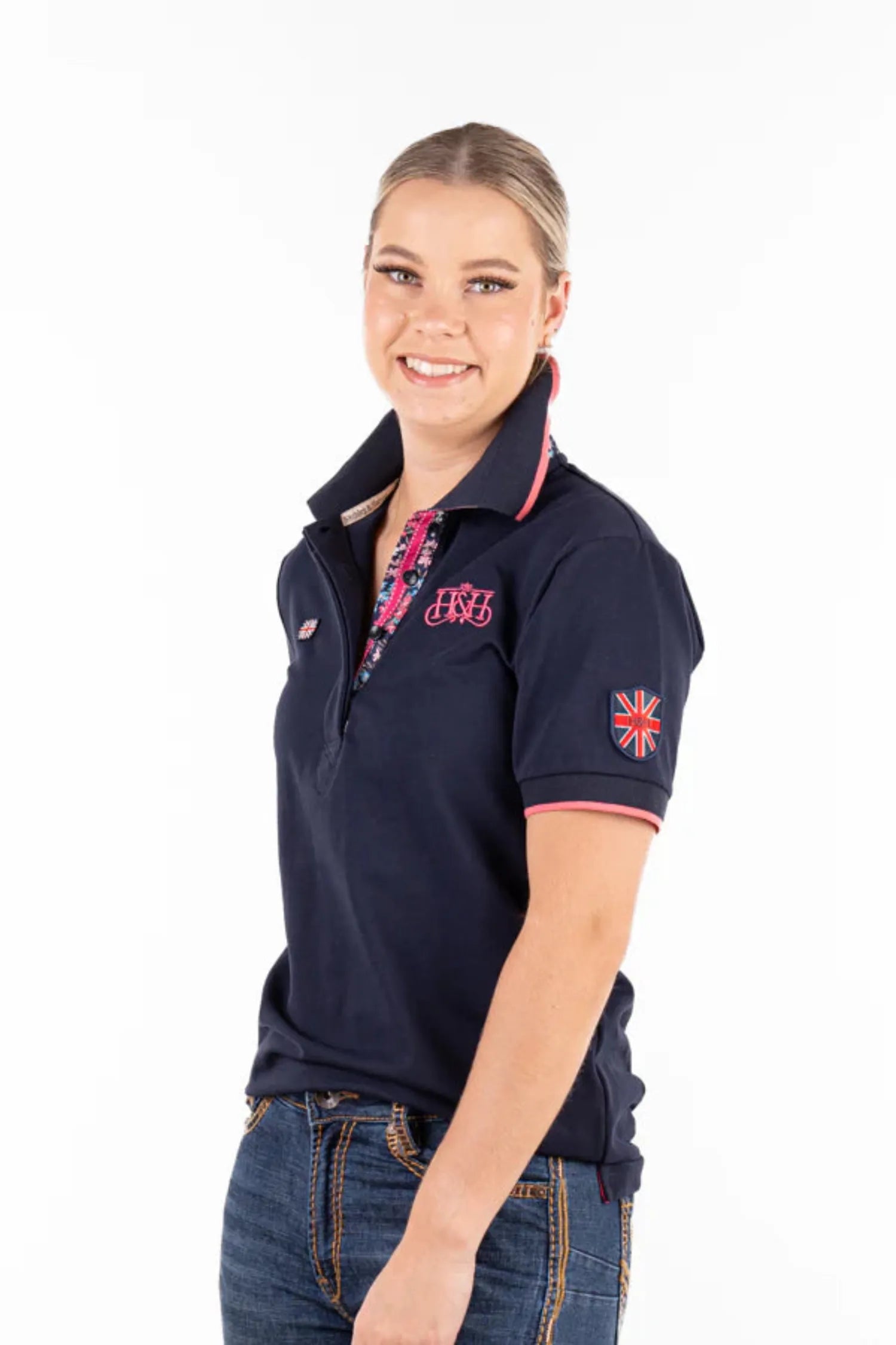 Hitchley and Harrow Womens Shirts Hithcley & Harrow Polo Womens Loose Fit