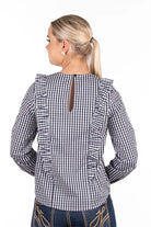 Hitchley and Harrow Womens Shirts Wisteria Lane Top Womens Check