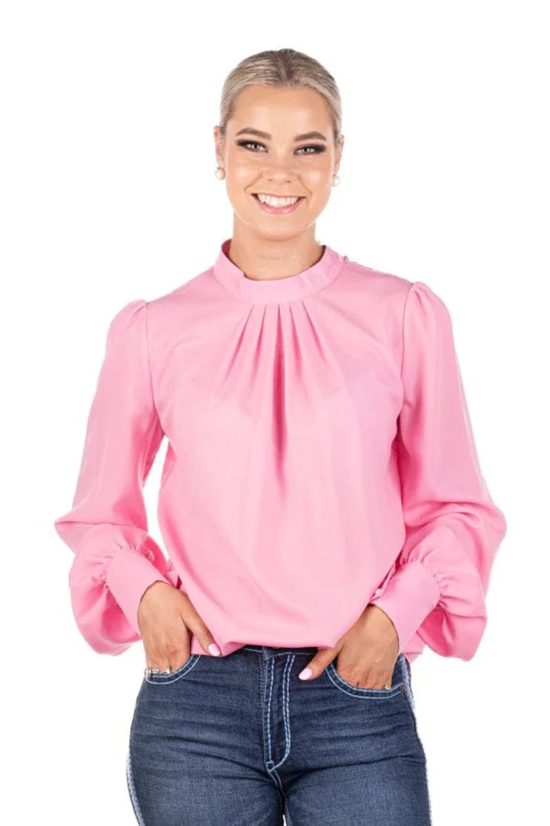 Hitchley and Harrow Womens Tops Wisteria Lane Top Womens Pink