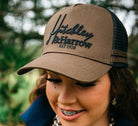 Hitchley & Harrow Caps Hitchley & Harrow Trucker Cap Khaki & Black