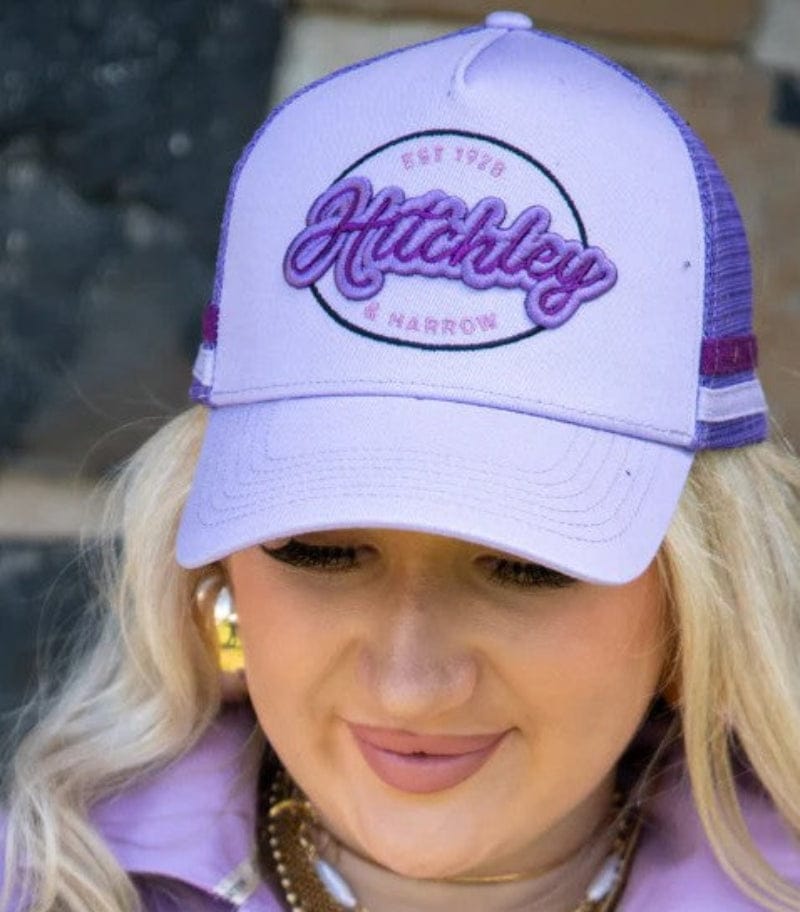 Hitchley & Harrow Caps Hitchley & Harrow Trucker Cap Lilac