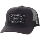 Hooey Caps Black Hooey Cap Trucker Rank Stock