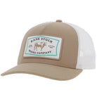 Hooey Caps Tan/White Hooey Cap Trucker Rank Stock