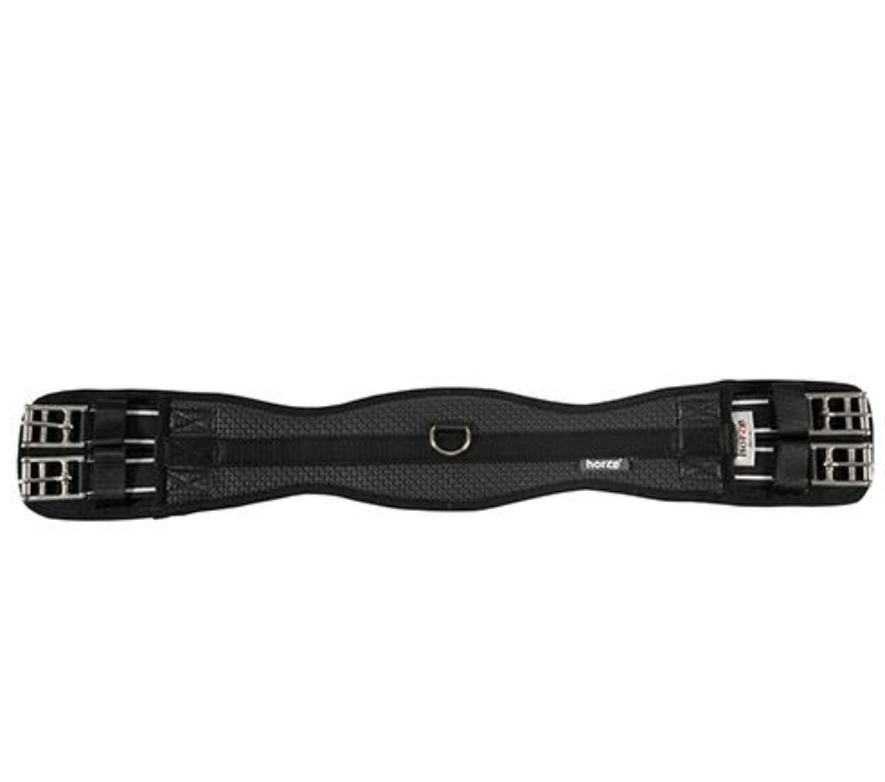 Horze Girths 45cm / Black Horze Girth Dakota Dressage