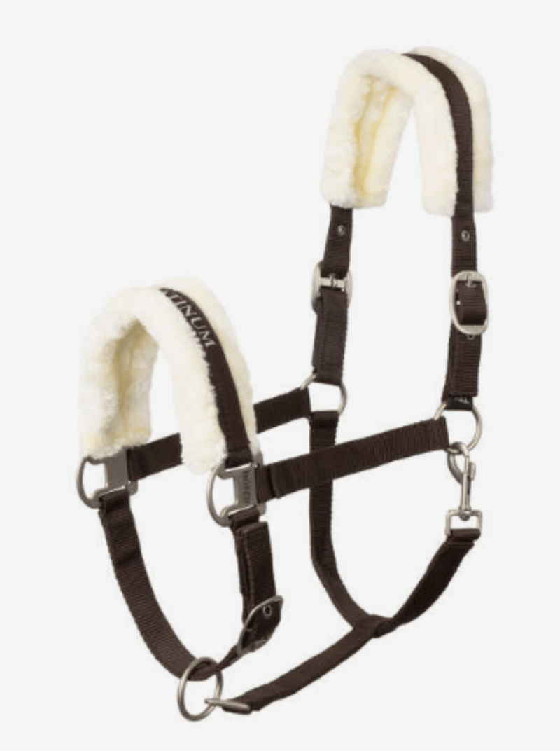 Horze Halters Pony / Brown Horze Halter Howard with Fleece