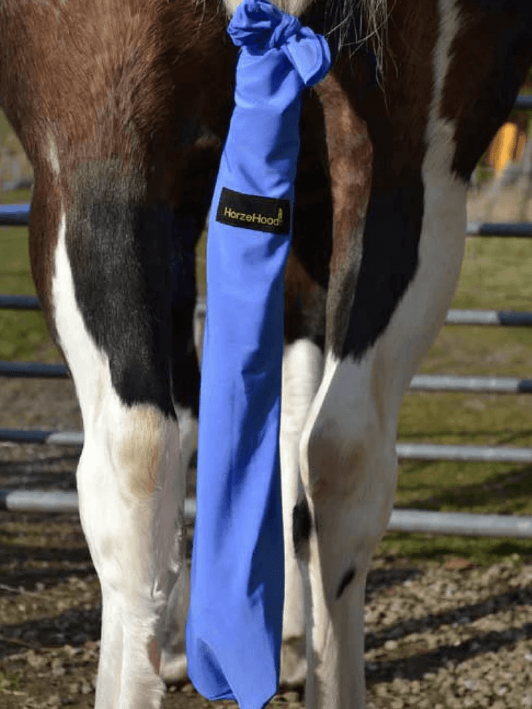 Horze Hoods Horse Rug Accessories Blue Horzehood Lycra Tailbag