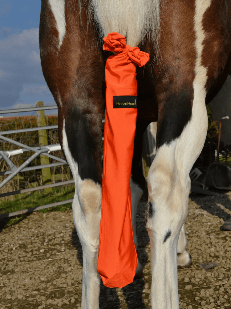 Horze Hoods Horse Rug Accessories Orange Horzehood Lycra Tailbag