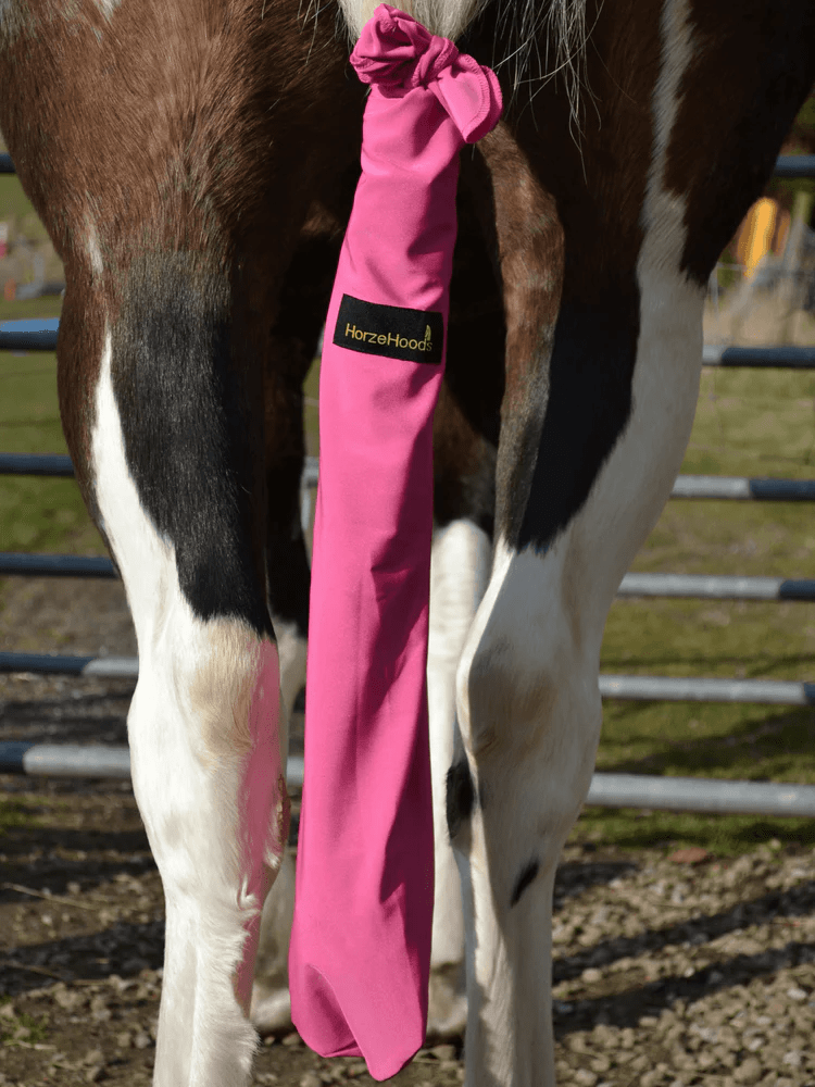 Horze Hoods Horse Rug Accessories Pink Horzehood Lycra Tailbag