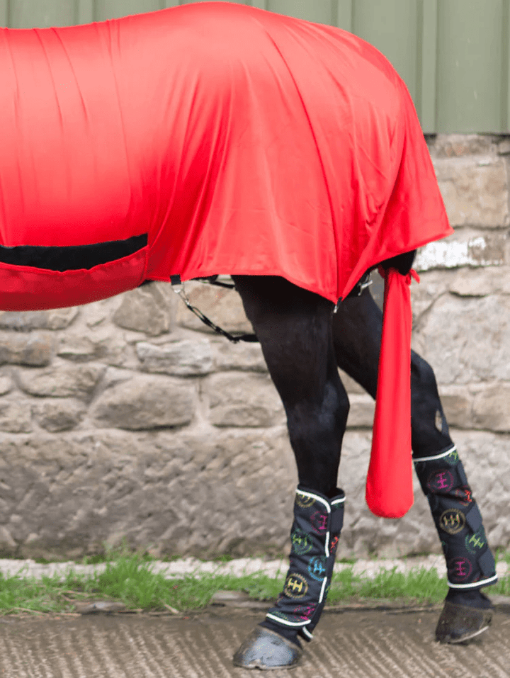 Horze Hoods Horse Rug Accessories Red Horzehood Lycra Tailbag