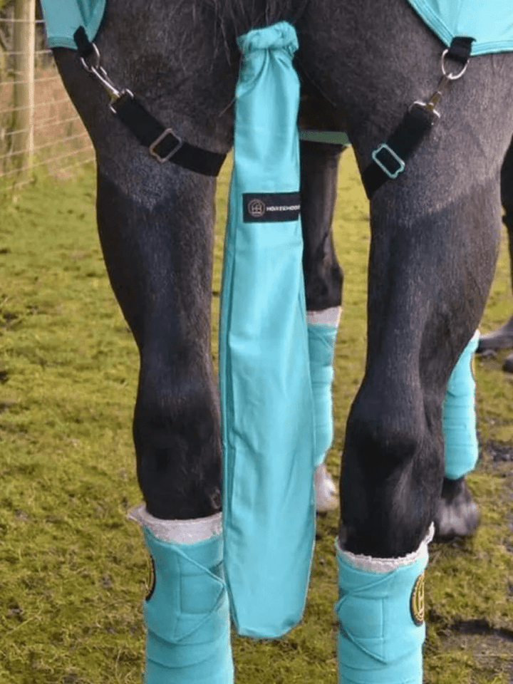 Horze Hoods Horse Rug Accessories Turquoise Horzehood Lycra Tailbag