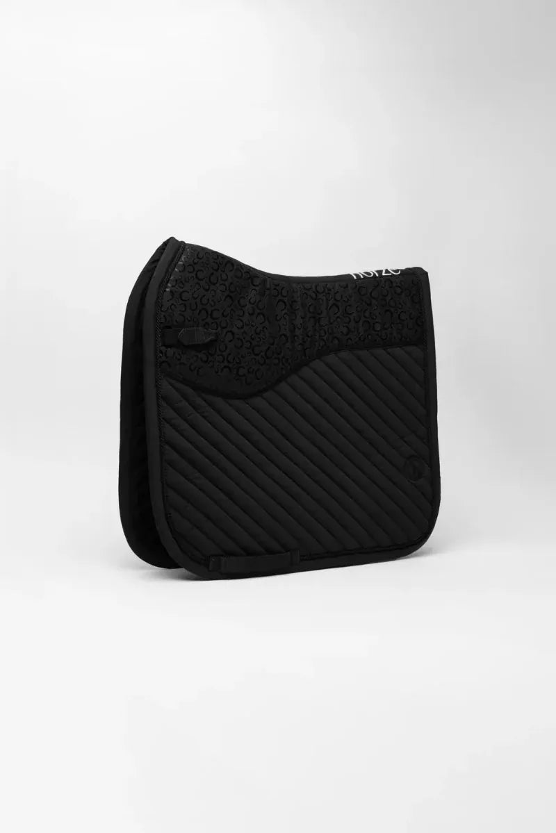 Horze Saddle Pads English Pony / Black Horze Saddlepad Lucca Dressage