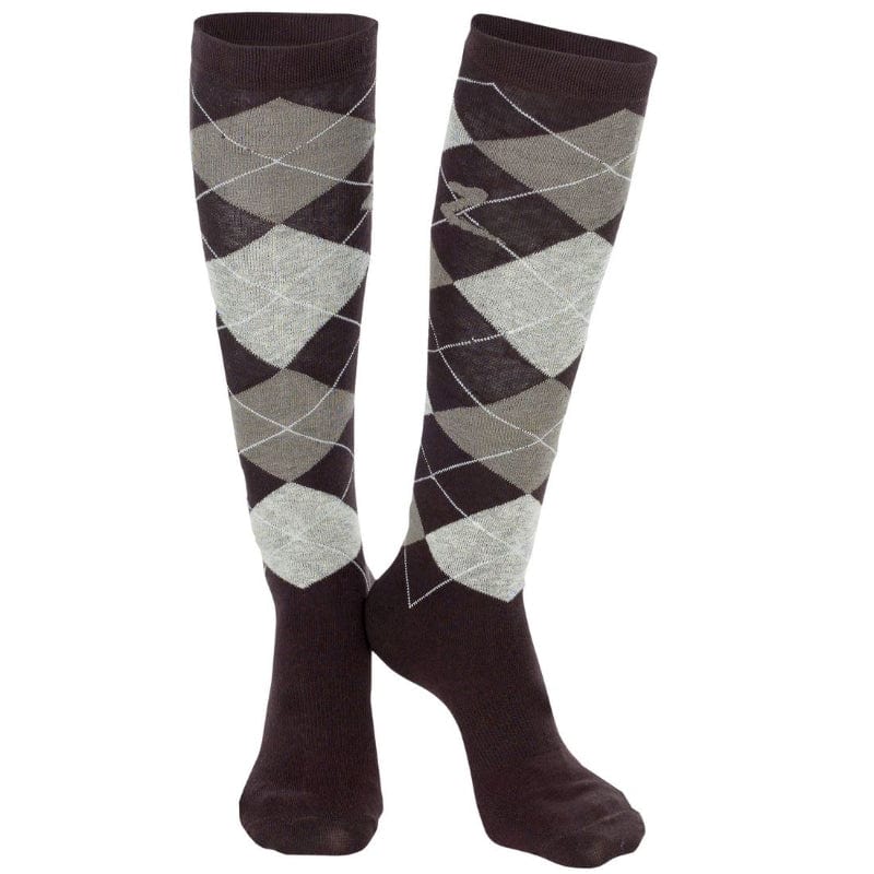 Horze Socks 39-42 / Dark Brown Horze Holly Knee High Socks
