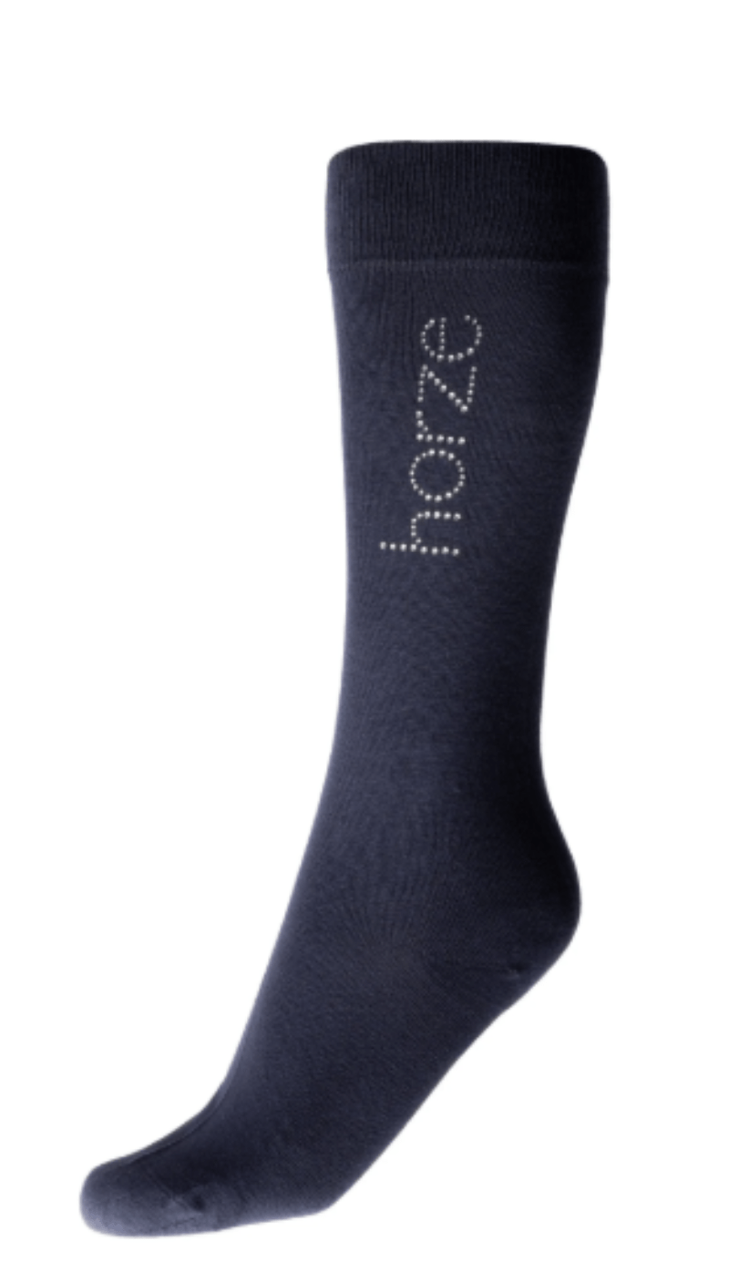 Horze Socks CH 13-4 / Navy Horze Socks Kids Mea