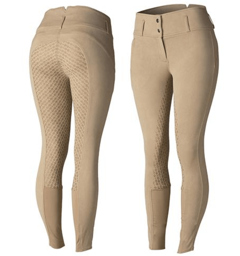 Horze Womens Jodhpurs & Breeches 08 / Beige Horze Breeches Ladies Daniela Full Seat