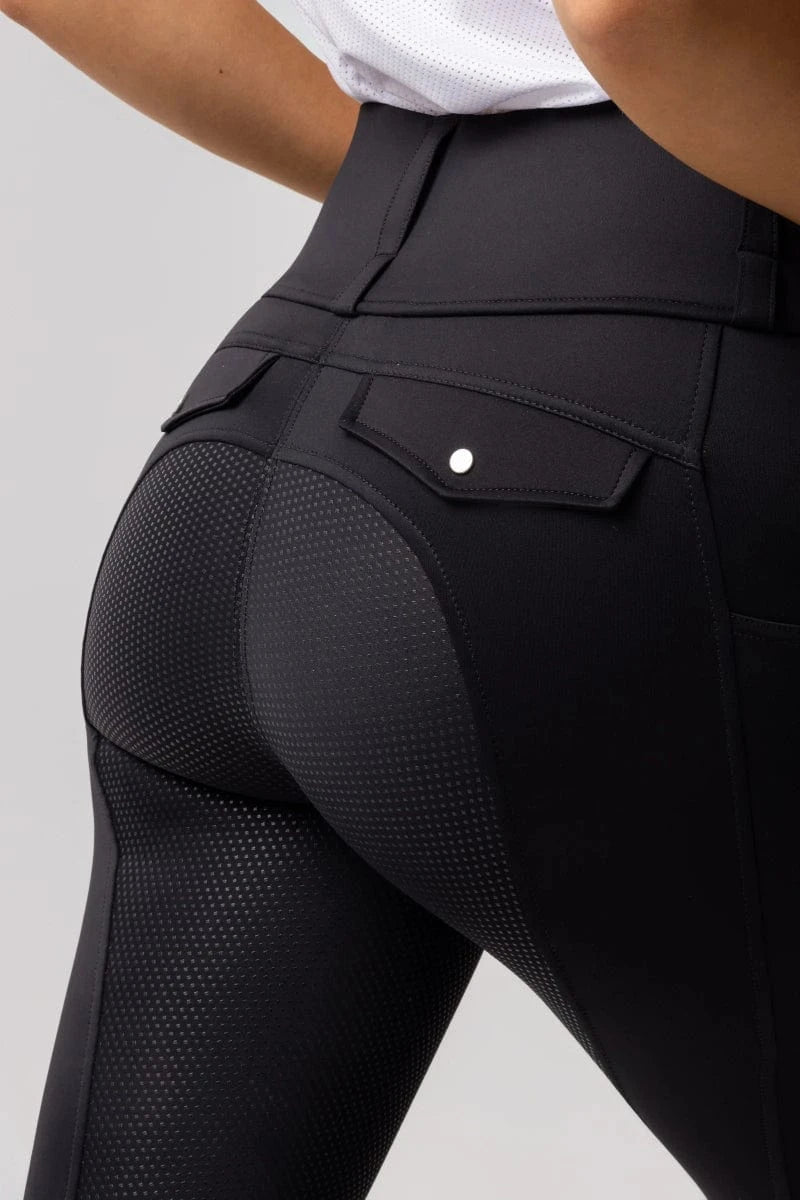 Horze Womens Jodhpurs - Breeches Horze Tights Womens Anya Full Grip
