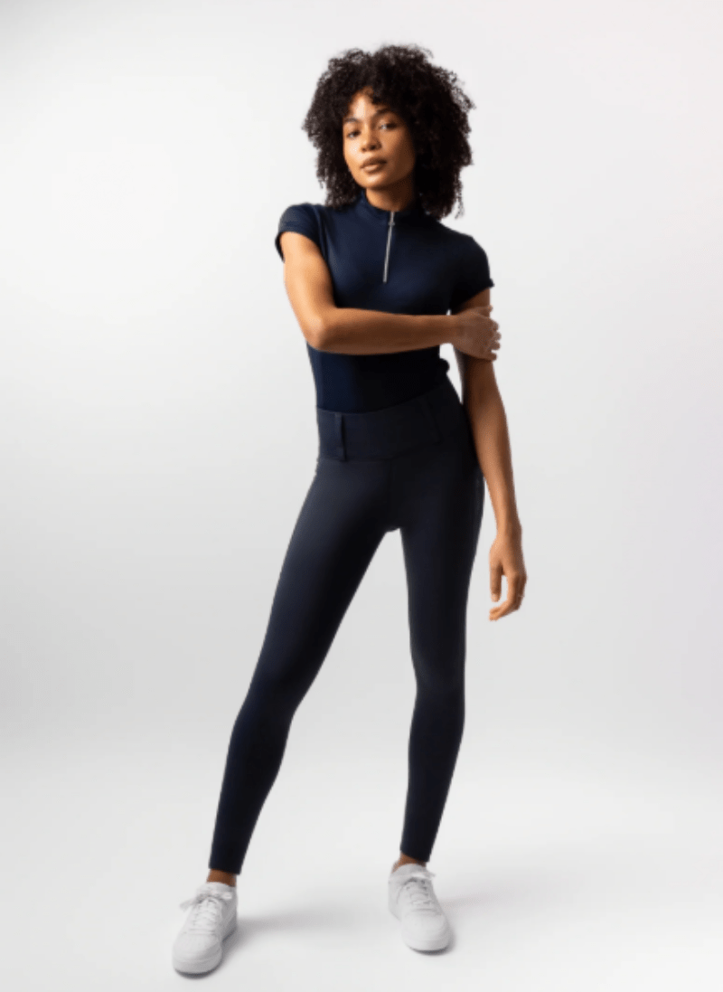 Horze Womens Jodhpurs - Breeches Horze Tights Womens Anya Hybrid Full Grip