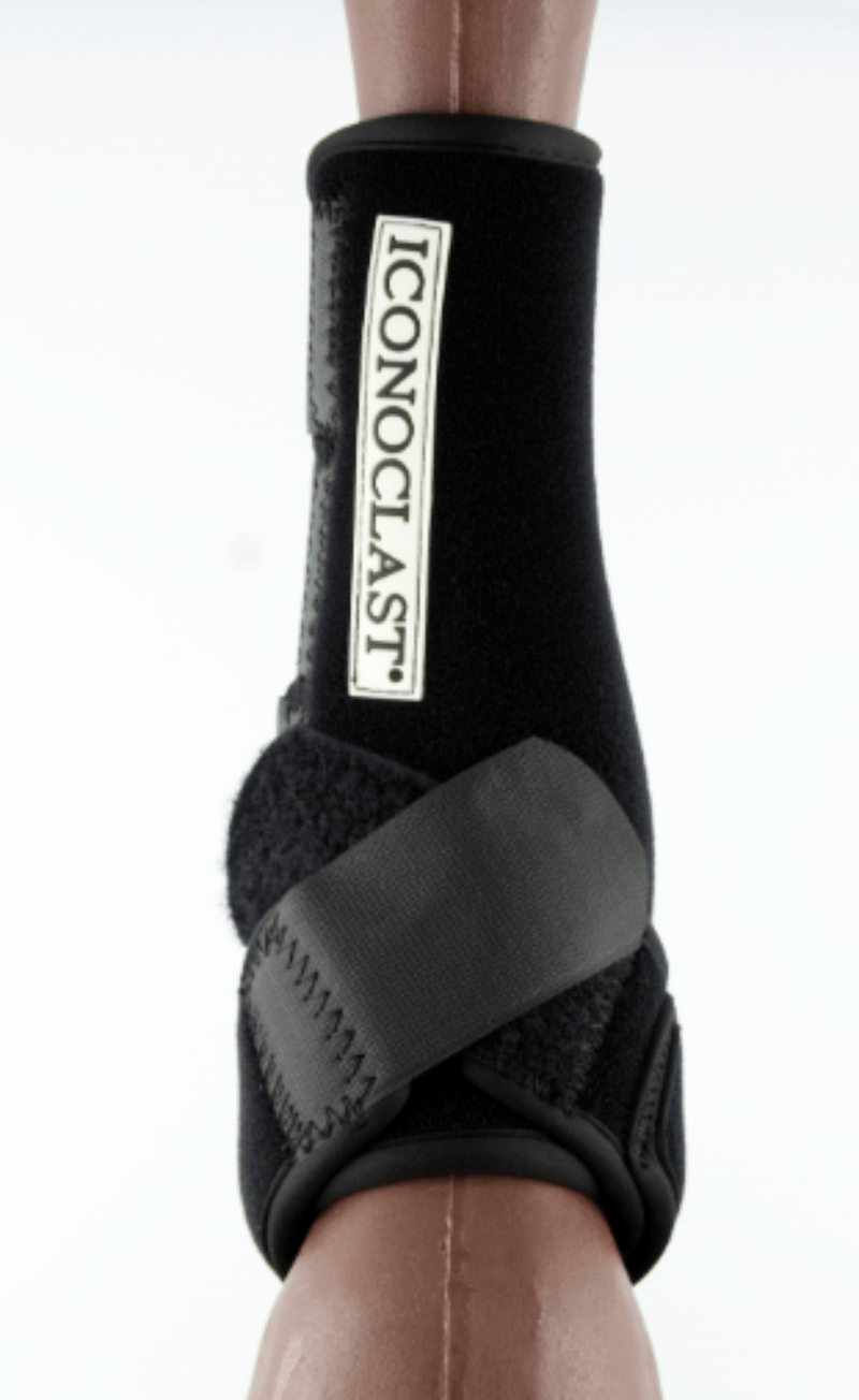 Iconoclast Horse Boots - Bandages L/Front / Black Iconoclast Boots Orthopedic Support