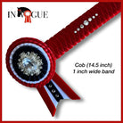 In Vogue Browbands Bridle Accessories Cob / Red In Vogue Browband Velvet