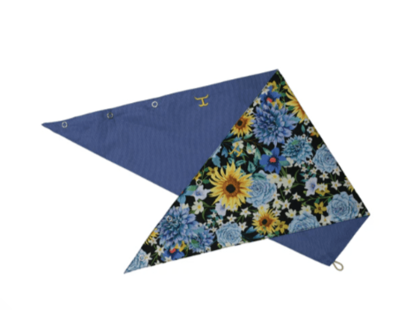 Just Country Bandanas & Scarves Blue Bouquet/Blue Just Country Scarf Womens Carlee Double Sided