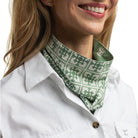 Just Country Bandanas - Scarves Eucalyptus/White and Eucalyptus/White Tile Just Country Scarf Carlee Double Sided