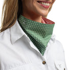 Just Country Bandanas - Scarves Eucalyptus/White Mini Spots and Rosewater/White Spots Just Country Scarf Carlee Double Sided