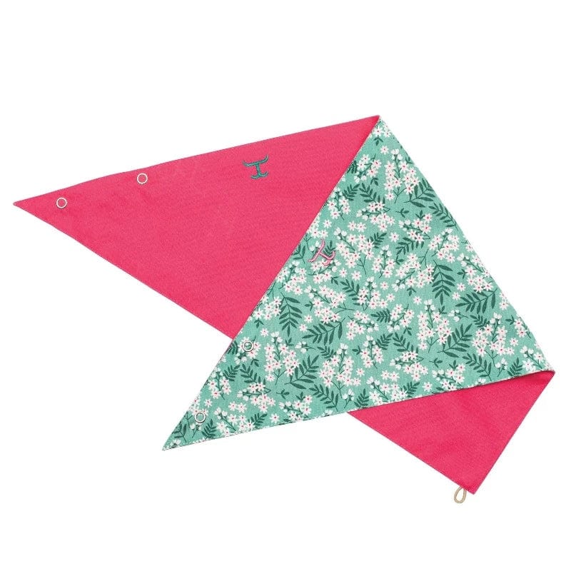 Just Country Bandanas & Scarves Hot Pink/Jade Star Just Country Scarf Carlee Double Sided (SCF2208)