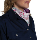 Just Country Bandanas - Scarves Orchid/White Wildflower Just Country Scarf Womens Carlee Double Sided
