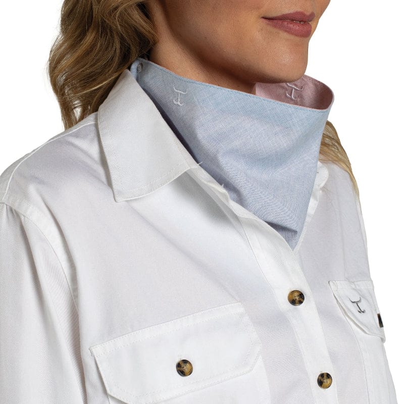 Just Country Bandanas - Scarves Powder Pink/Powder Blue Just Country Scarf Womens Carlee Double Sided