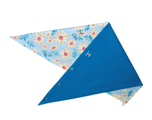 Just Country Bandanas & Scarves Sky Daisies/Blue Jewel Just Country Scarf Womens Carlee Double Sided